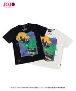 「ジョジョの奇妙な冒険 黄金の風」をモチーフにしたTシャツ。