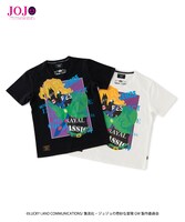 「ジョジョの奇妙な冒険 黄金の風」をモチーフにしたTシャツ。