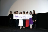 劇場版「『Fate/stay night[Heaven's Feel]』II.lost butterfly」舞台挨拶の様子。