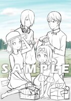 Amazon.co.jpの店舗別オリジナル特典のラフイラスト。