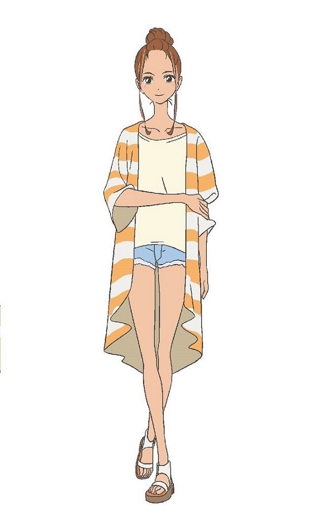 向水ひな子のキャラクタービジュアル。