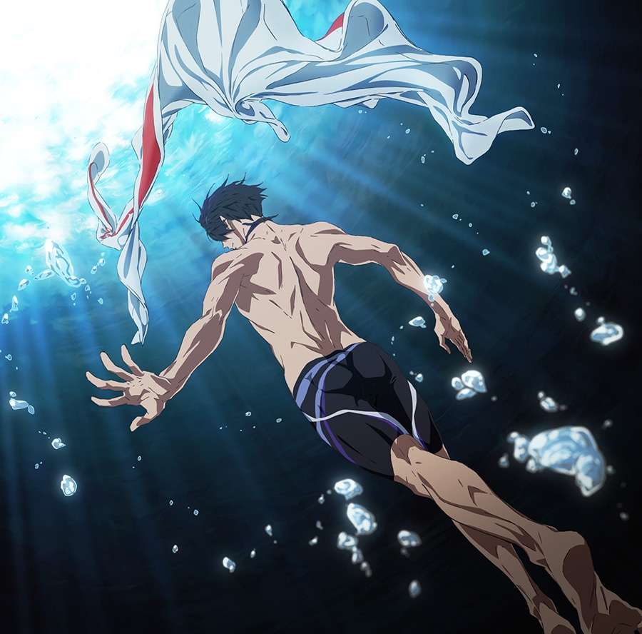 2020年公開「Free!」完全新作劇場版のティザービジュアル。