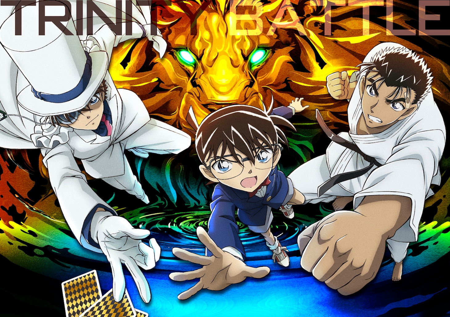 劇場アニメ「名探偵コナン 紺青の拳」の“フィストビジュアル”。