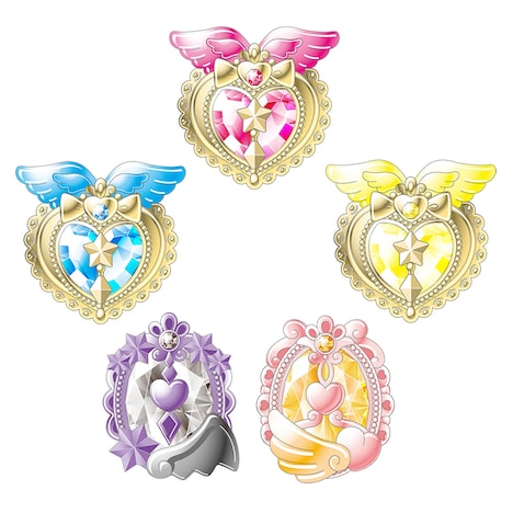 キラッとジュエル。「ジュエルオーディション」の参加者に与えられる宝石。プリ☆チャンアイドルの心の輝きで自分色にキラッと光る。キラッとジュエルを光らせ、“ジュエルコーデ”を手に入れたアイドルだけ。