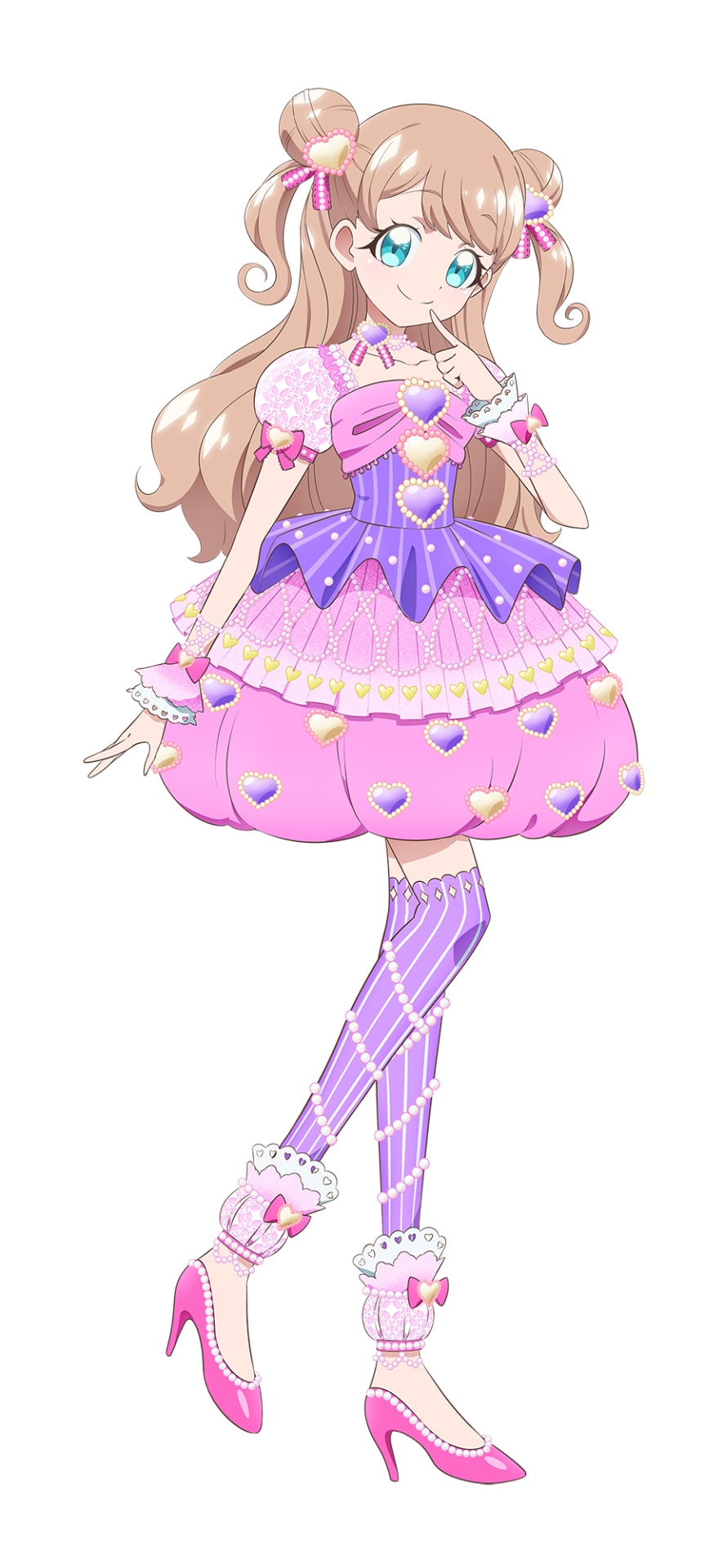 まりあ。都会で人気のショップ「ディアクラウン」に所属するプリ☆チャンアイドル。世界を「かわいい」で平和にしたいと思っている女の子。