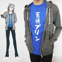 「王様プリンTシャツ」着用イメージ。