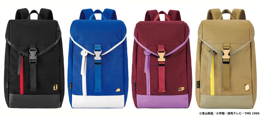 「名探偵コナン」をモチーフにしたリュック。