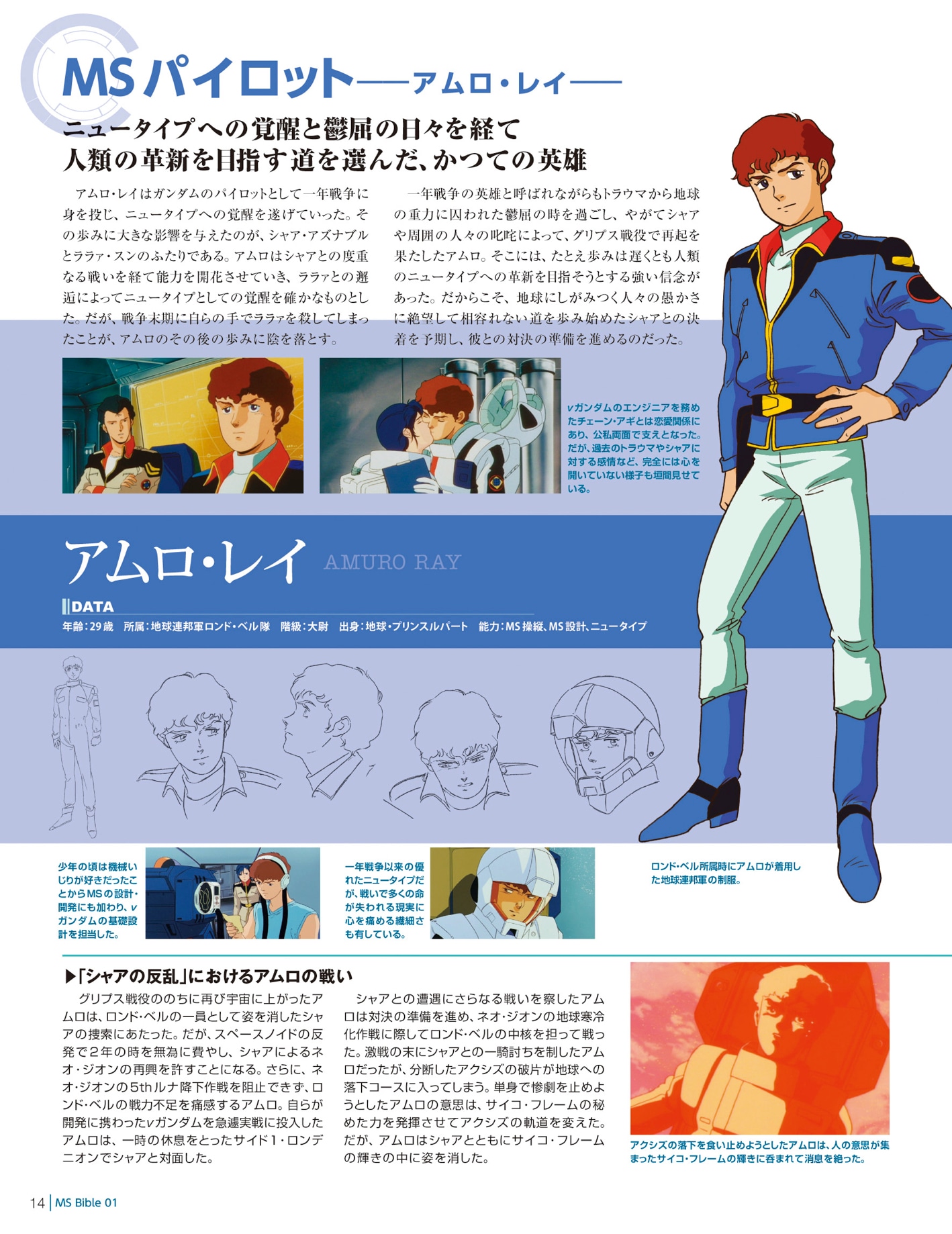 「ガンダム・モビルスーツ・バイブル」モビルスーツパイロット