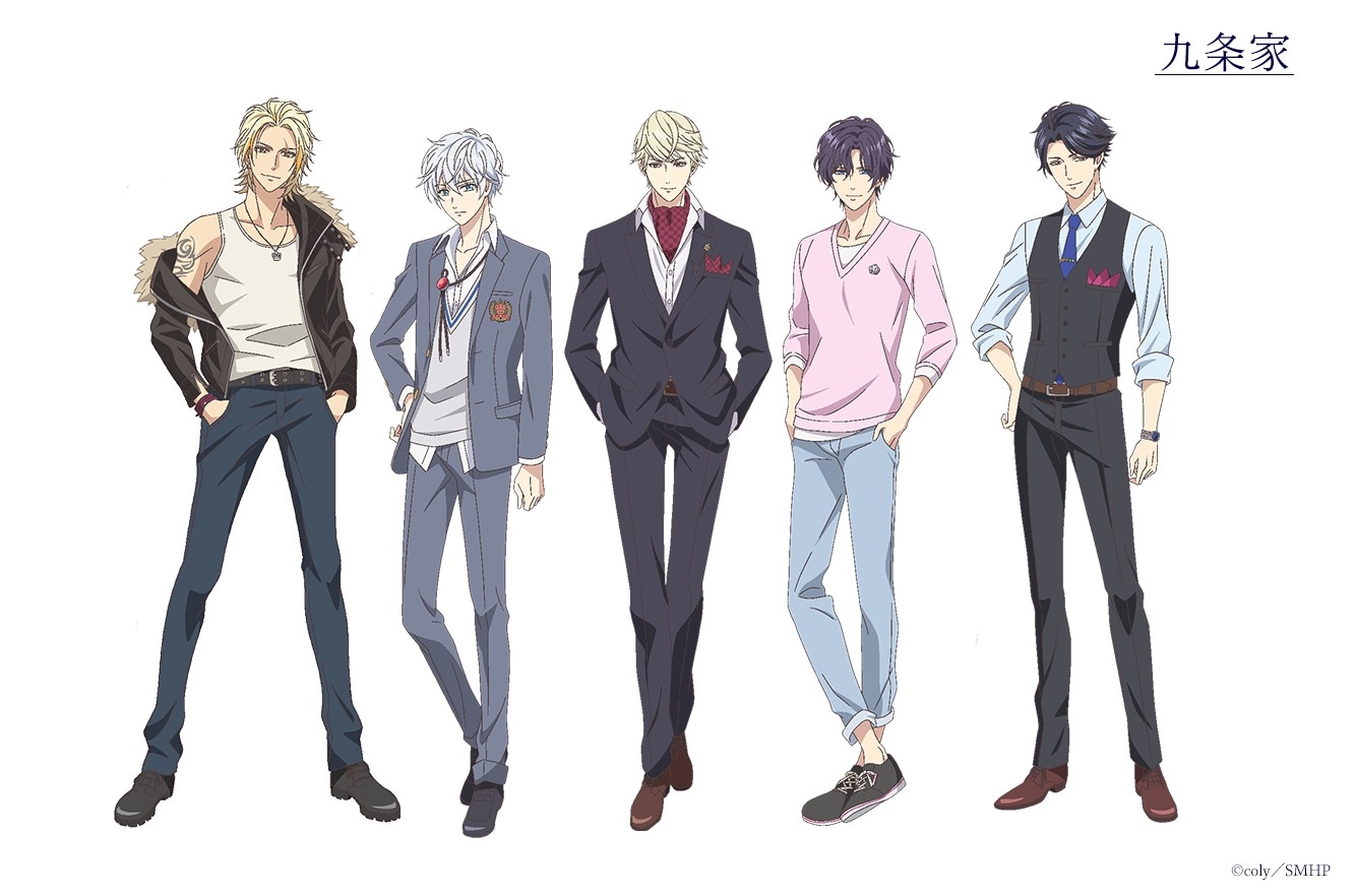 九条家のキャラクター設定画。