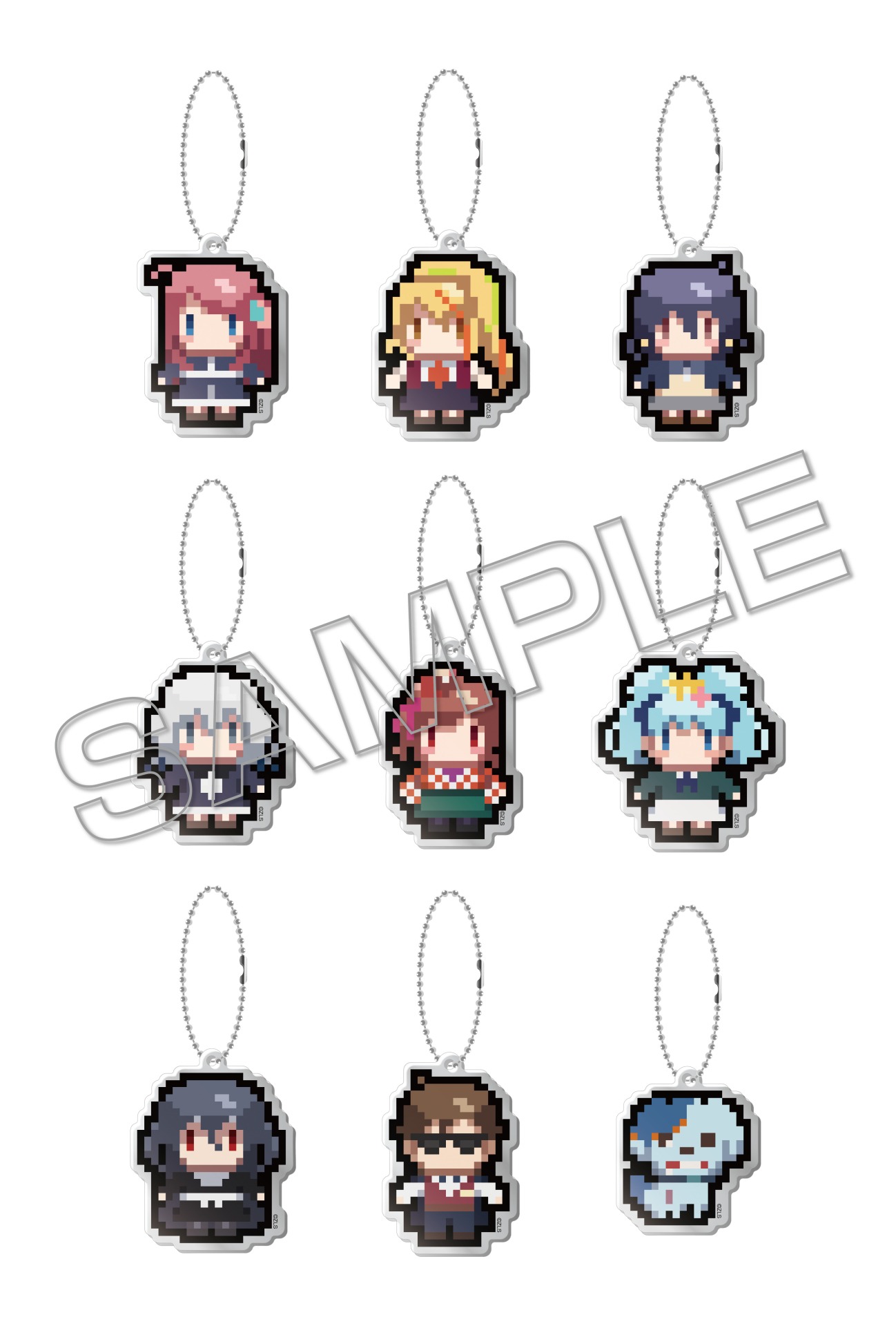 「ゾンビランドサガ」アクリルキーホルダーコレクション