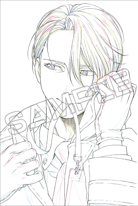 「ユーリ!!! on ICE」TVシリーズ一挙劇場上映との連動企画でもらえるポストカード。