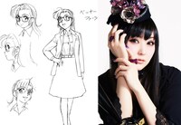 左からベッキーの設定画と声を務める喜多村英梨。