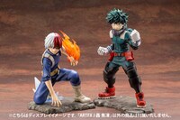 「ARTFX J 轟 焦凍」と「ARTFX J 緑谷出久」。
