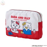 「銀魂×Sanrio characters　ポーチ / SADA AND ELLY（レッド）」