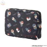 「銀魂×Sanrio characters　ポーチ / TOSSY&OKKY（ブラック）」