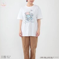 「銀魂×Sanrio characters　Tシャツ / Yorozuya Ginchan」着用イメージ。