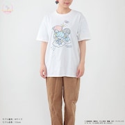 「銀魂×Sanrio characters Tシャツ / Yorozuya Ginchan」着用イメージ。