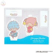 「銀魂×Sanrio characters アクリルマスコットプレート / 銀時&神楽」