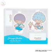 「銀魂×Sanrio characters アクリルマスコットプレート / 銀時&新八」