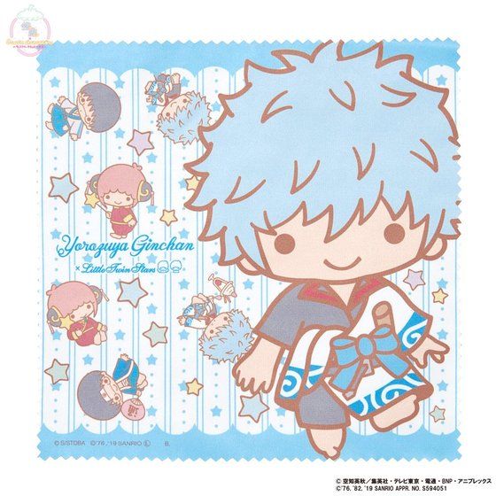 「銀魂×Sanrio characters マイクロファイバーミニクロス / 坂田銀時」