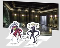 劇場前売り券第3弾特典のペーパーミニスタンディ。