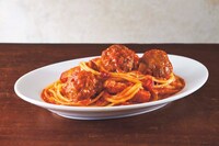 「ルパン三世リストランテ・アモーレ」の看板メニュー「ミートボール・スパゲティ」。