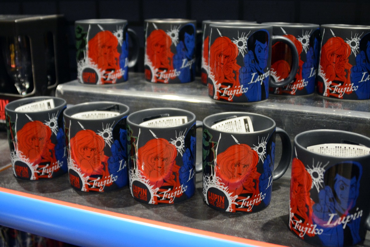 「ルパン三世」をモチーフにしたオリジナルグッズ。