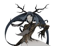 マーリヤの妖精・アッシュクラッド。超高熱の腕で掴んだものを灰に帰す能力を持つ。