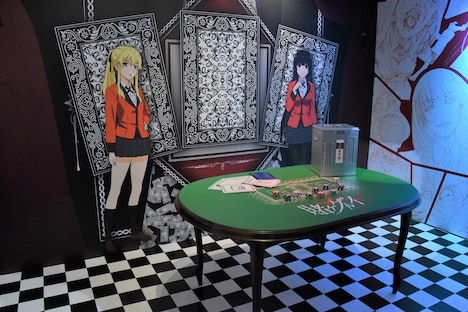 「賭ケグルイ××」コーナーの様子。