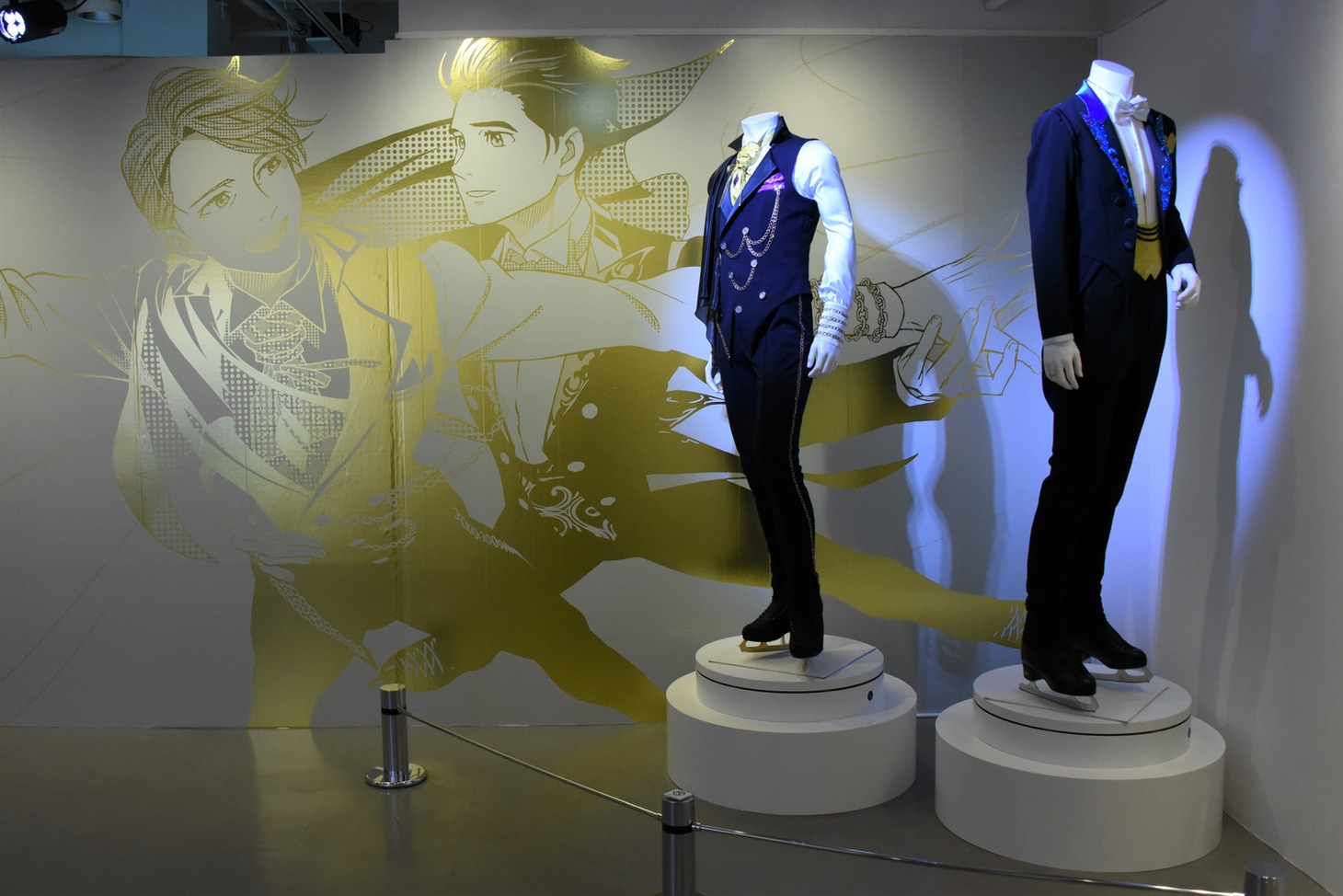 「ユーリ!!! on ICE」コーナーの様子。