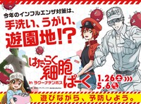 「はたらく細胞ぱーく in ラグーナテンボス」バナー