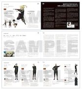 劇場販売グッズのパンフレットの本文イメージ。