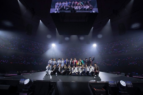 「あんさんぶるスターズ！Starry Stage 2nd ～in 日本武道館～」の様子。