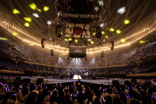 「あんさんぶるスターズ！Starry Stage 2nd ～in 日本武道館～」の様子。