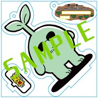 メロンブックス限定版に付属するアクリルスタンドキーホルダー。