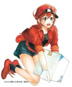 清水茜「はたらく細胞」イラスト。