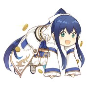 アクリルキーホルダーに使用されるラピスのイラスト。