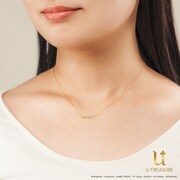 「フリーライティングペンダント」着用イメージ。