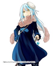 伏瀬原作による川上泰樹「転生したらスライムだった件」イラスト。