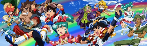 「超魔神英雄伝ワタル」Blu-ray BOXのデジパックイラスト。