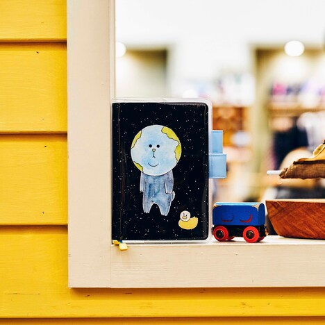 ちきゅうちゃん。のイラストがあしらわれた「ほぼ日手帳2019 spring」。