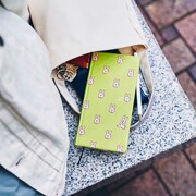 スキウサギのイラストがあしらわれた「ほぼ日手帳2019 spring」。