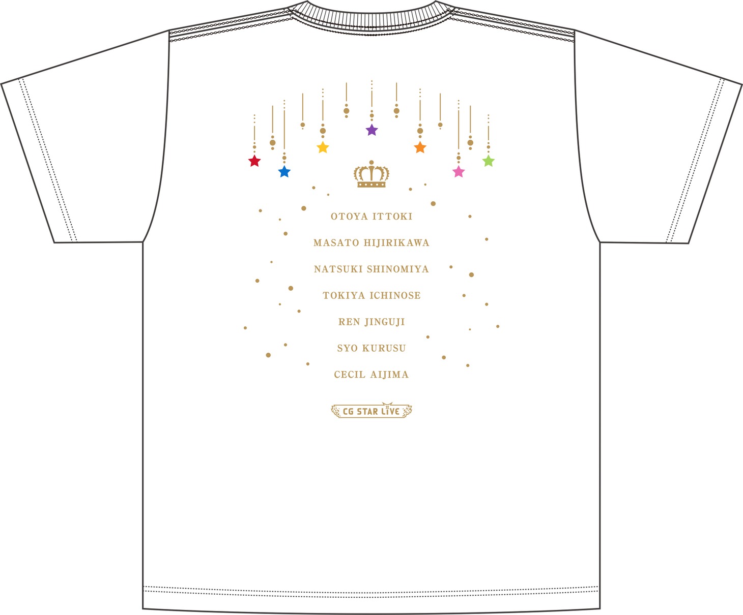 「ST☆RISH SECRET PARTY！」Tシャツ