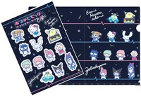 左からマルチシール、クリアファイル。