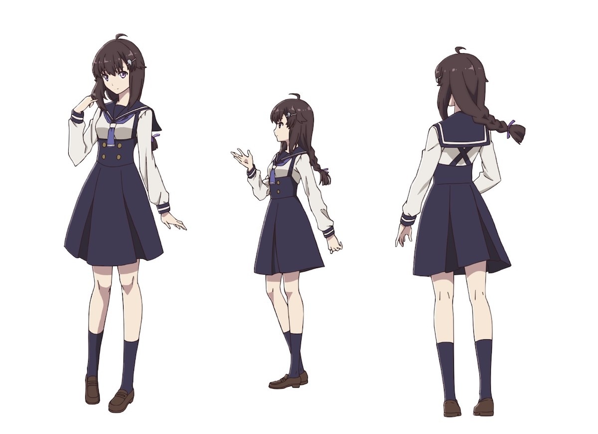 永坂カスミのキャラクタービジュアル。