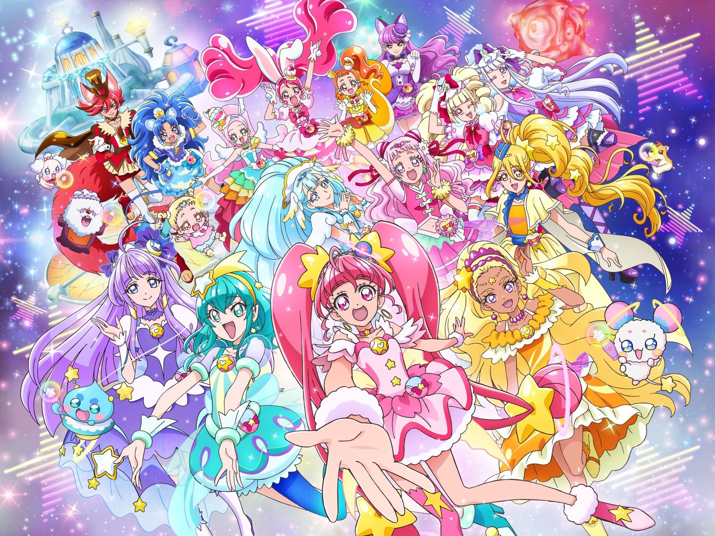 「映画プリキュアミラクルユニバース」ビジュアル