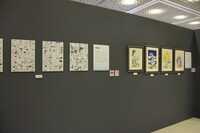「オールとしま・ウエルカム・東アジア」の展示の様子。