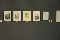 「オールとしま・ウエルカム・東アジア」の展示の様子。