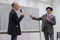 藤田和日郎（左）と島本和彦（右）。