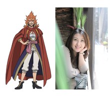 メレオレオナ・ヴァーミリオン役を演じる皆川純子。撮影／山川晴治（marron.）